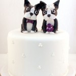 tarta de boda perro