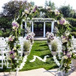 decoracion floral en ceremonia de boda