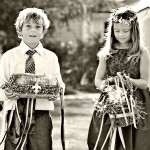 niños ceremonia boda